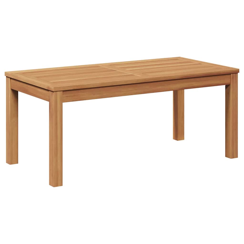 Garten-Sofa-Set Natur Teak-Massivholz